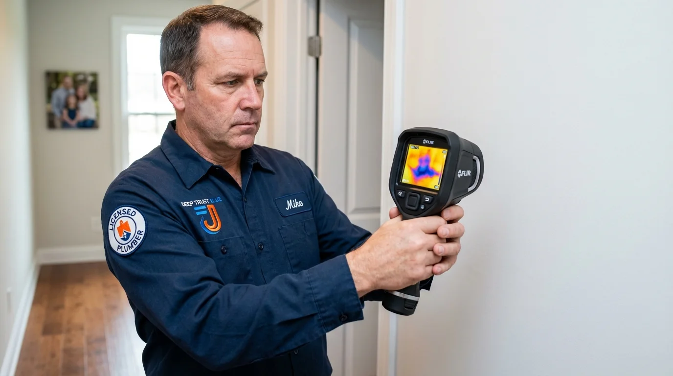 Thermal imaging leak detection by Johns Plumbing LLC in Moorpark